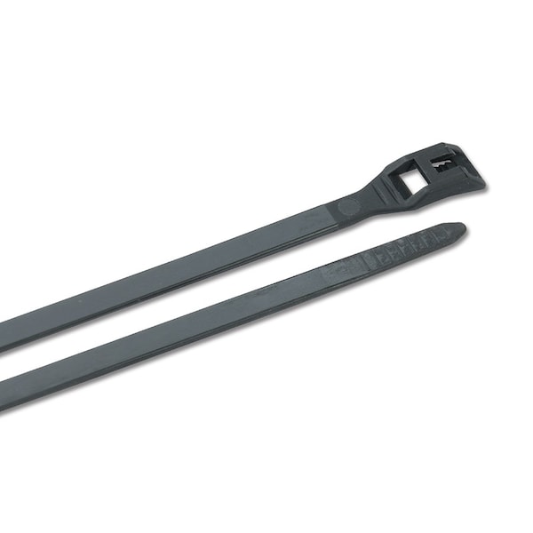 Ancor Cable Tie, 8 in L, Black, Nylon 6/6, 50 lb Strength 199325 - main